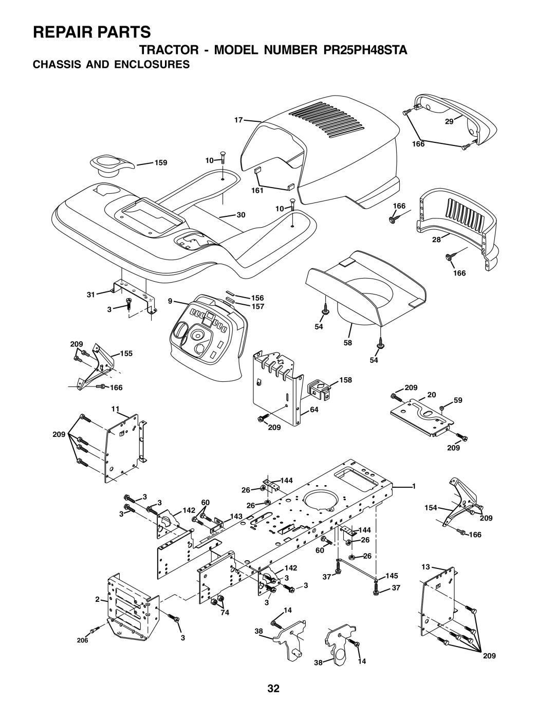 Poulan 180278 owner manual Chassis and Enclosures 