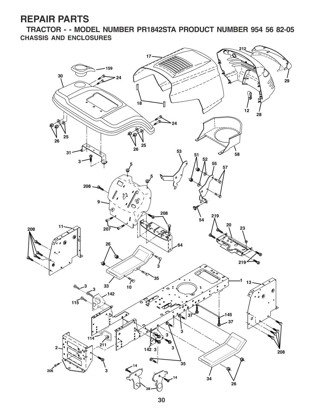 Poulan 181347 owner manual Chassis and Enclosures 