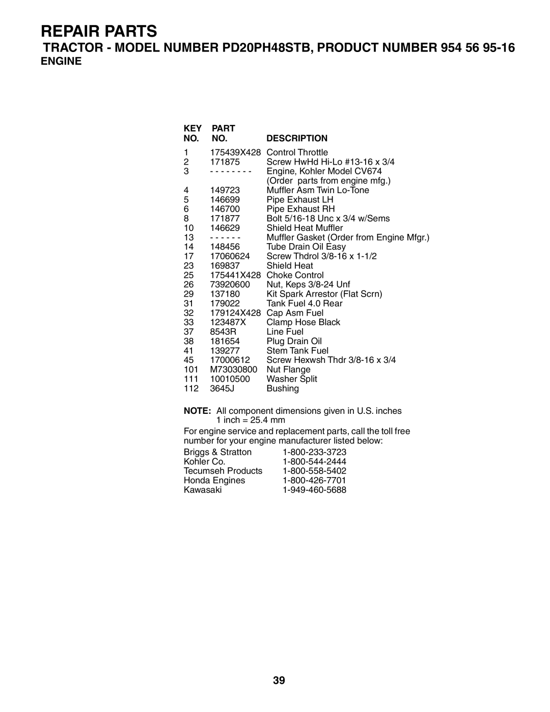 Poulan 02153, 186666 owner manual Stem Tank Fuel 