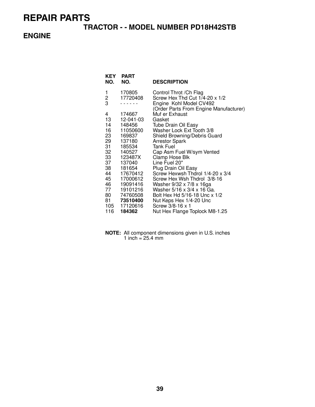 Poulan 187080 owner manual 184362 