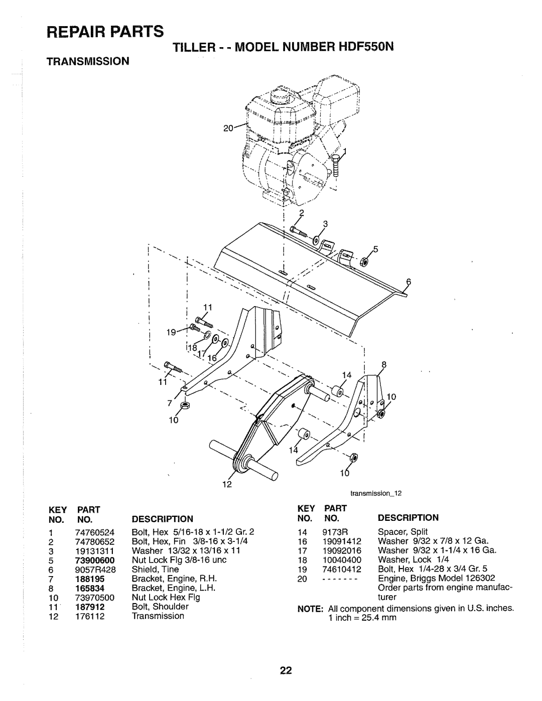 Poulan 189773 manual 