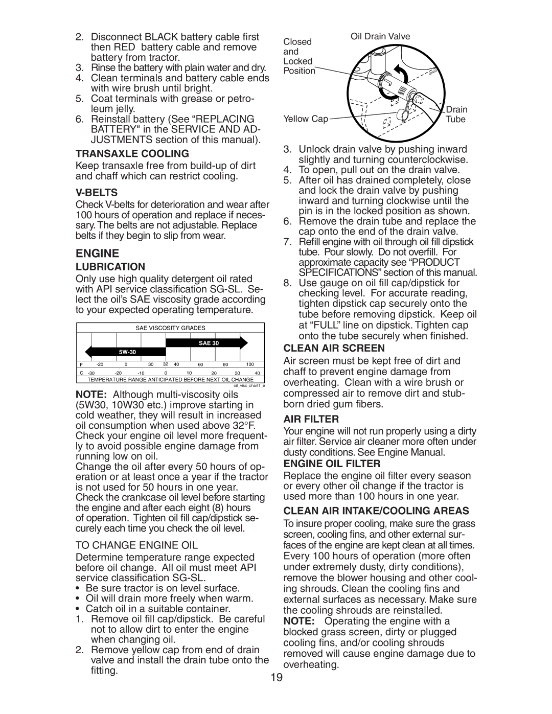 Poulan 191616 manual Engine 