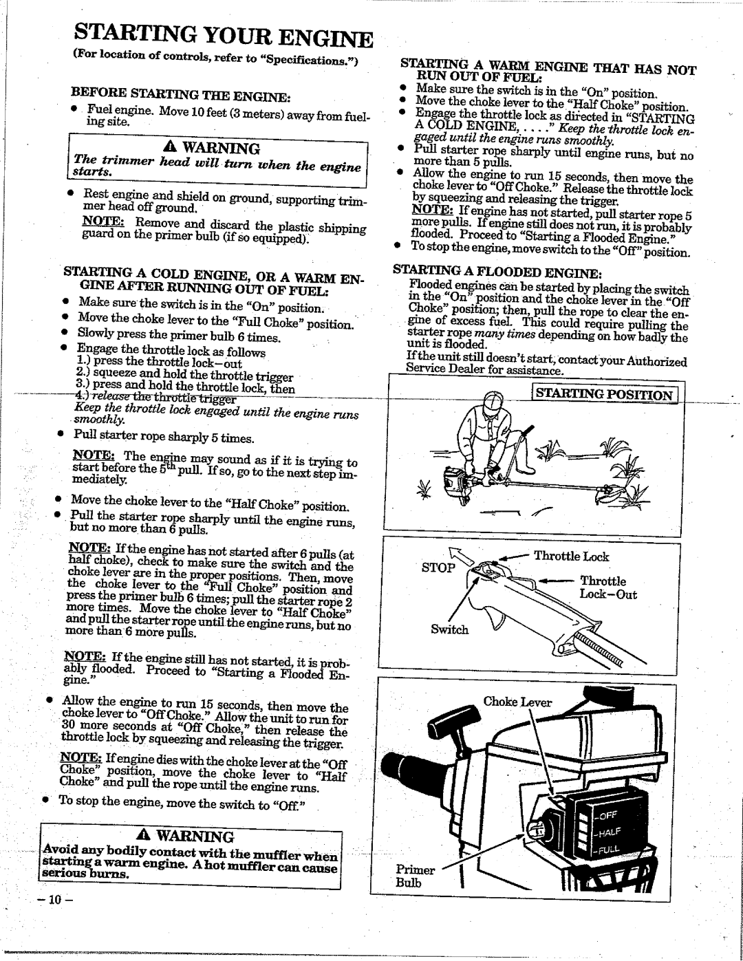 Poulan 195 manual 