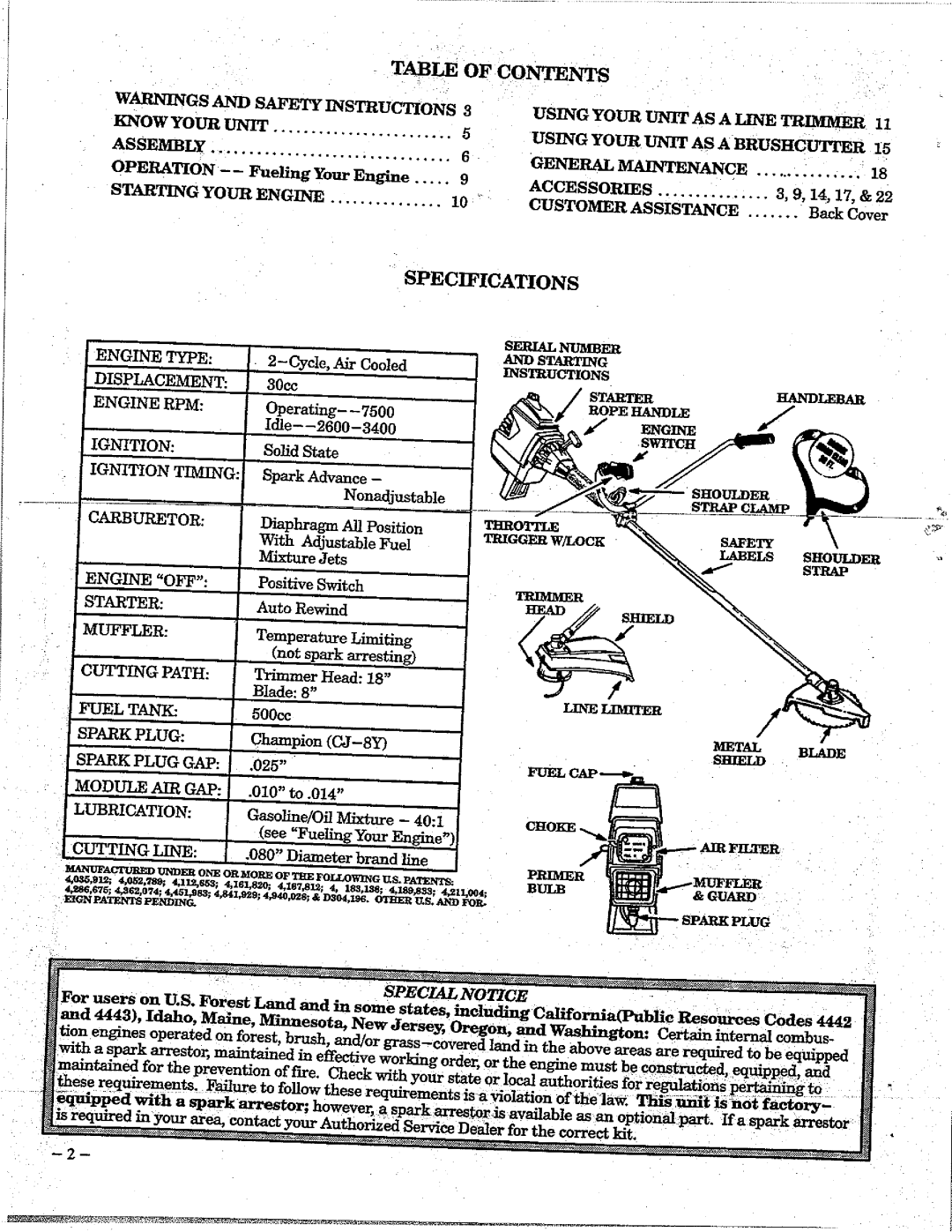 Poulan 195 manual 