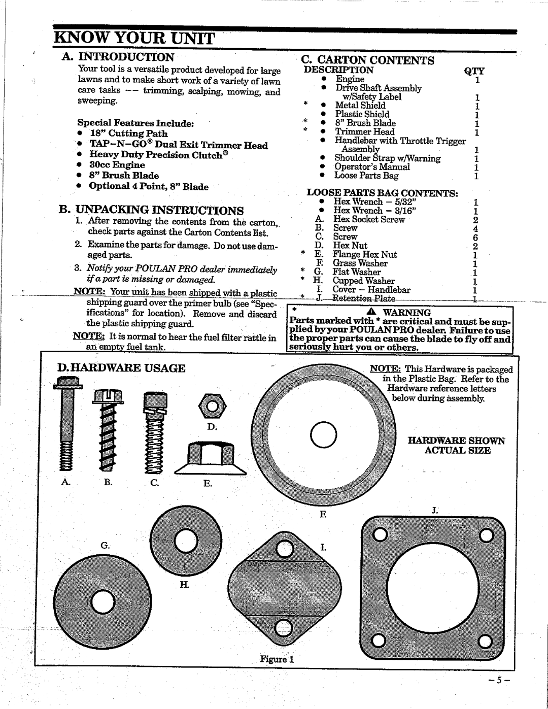 Poulan 195 manual 