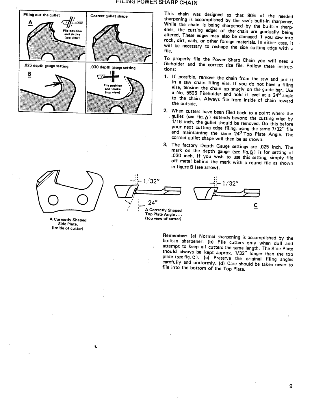 Poulan 245, 1980-02 manual 