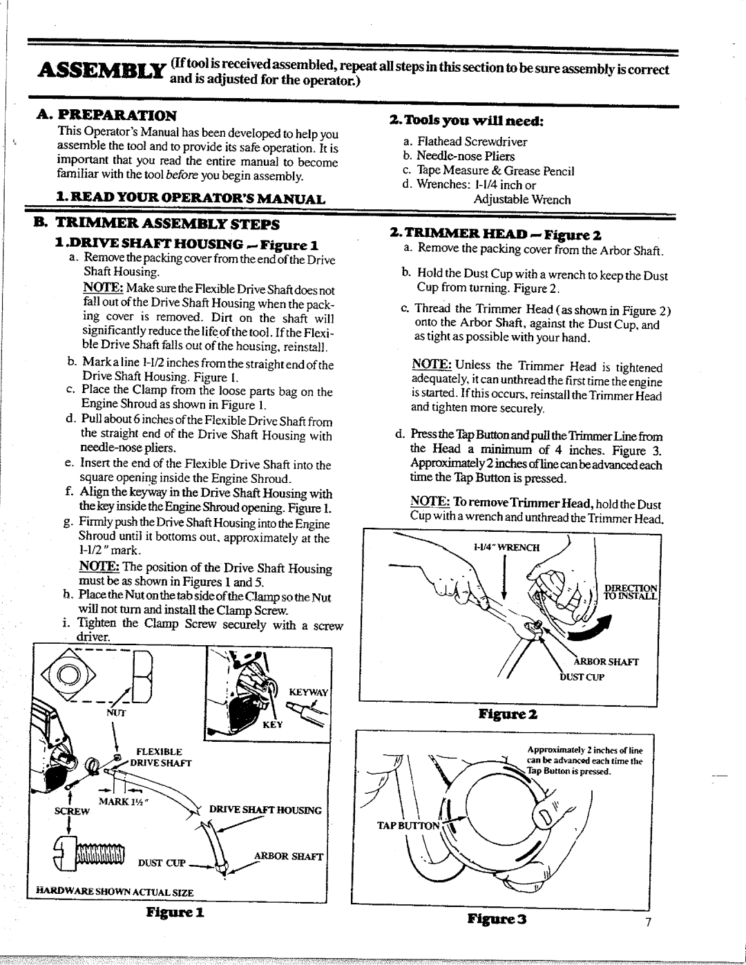 Poulan 1400T, 1988 manual 