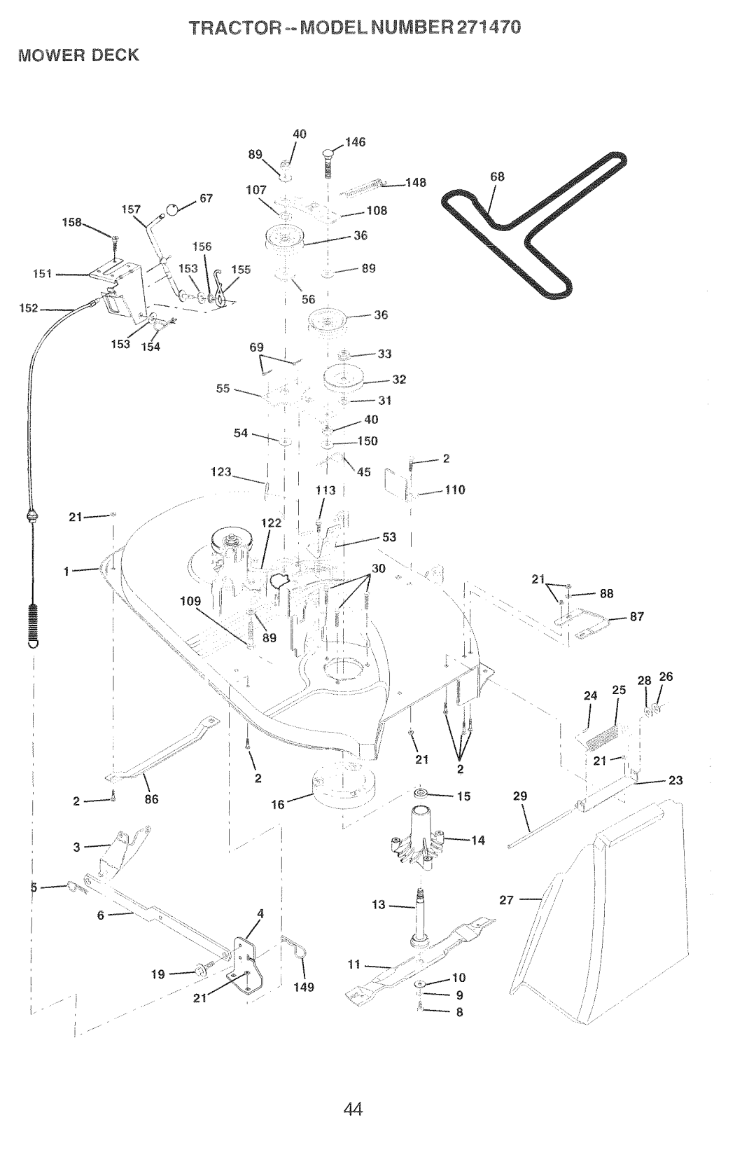 Poulan 2000-11, 271470 manual 