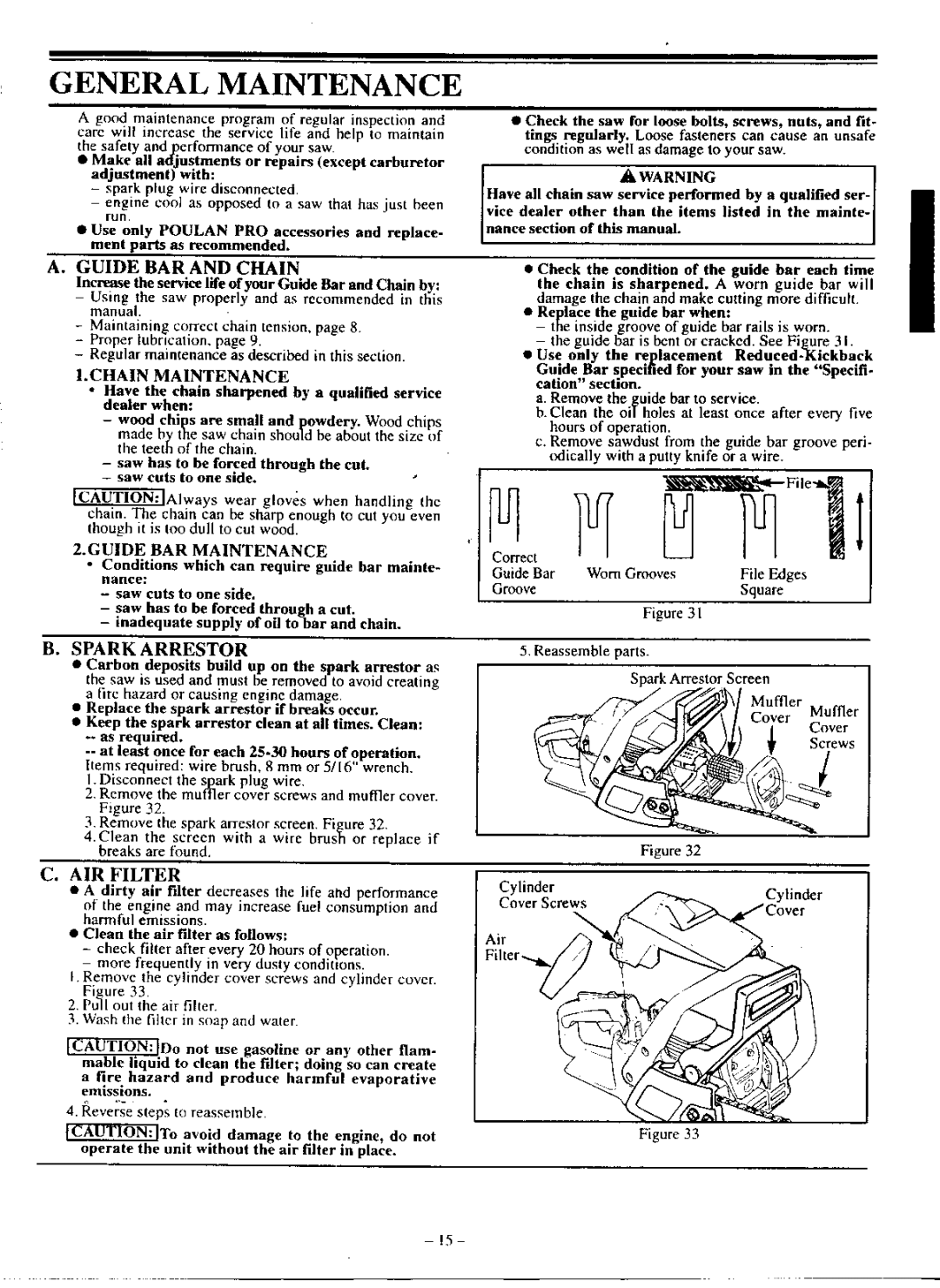 Poulan 210 manual 