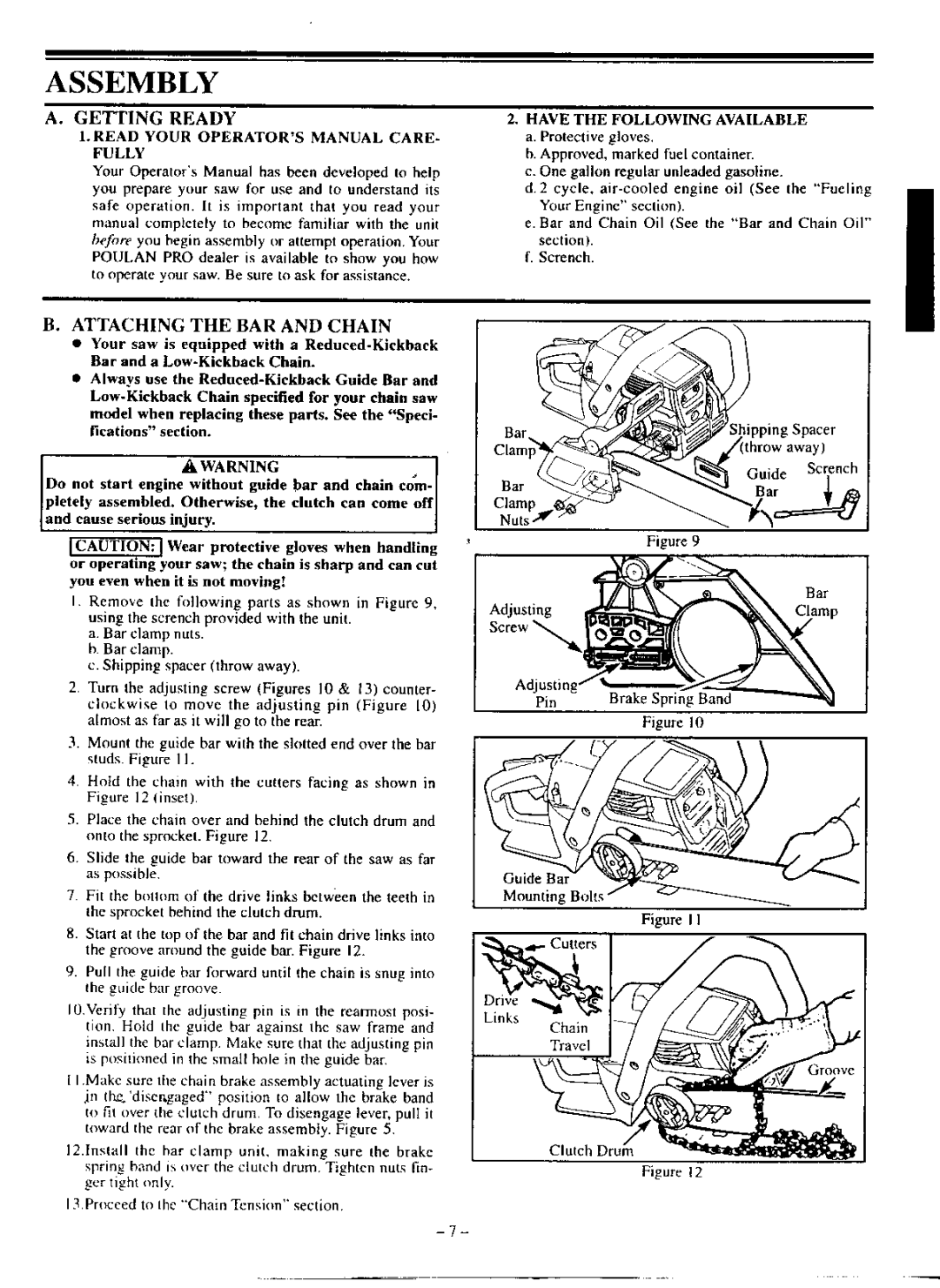 Poulan 210 manual 