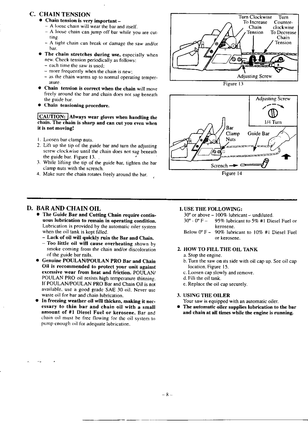 Poulan 210 manual 