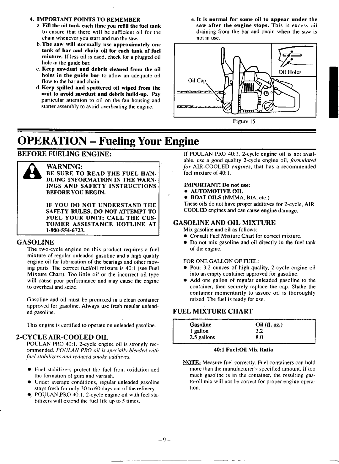 Poulan 210 manual 