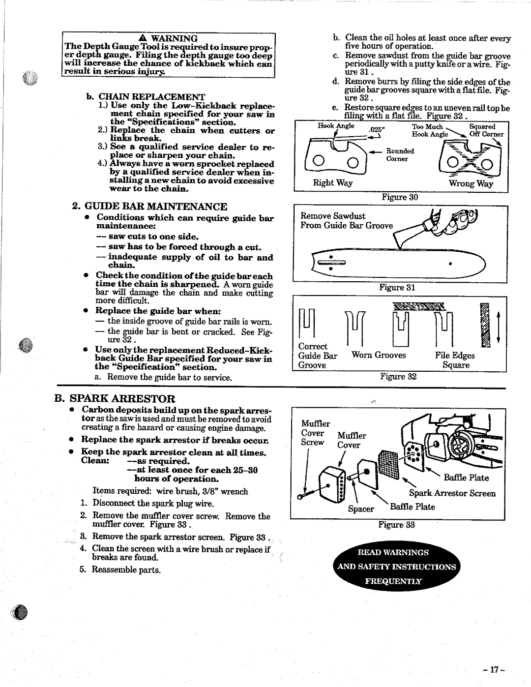 Poulan 2400, 2100 manual 