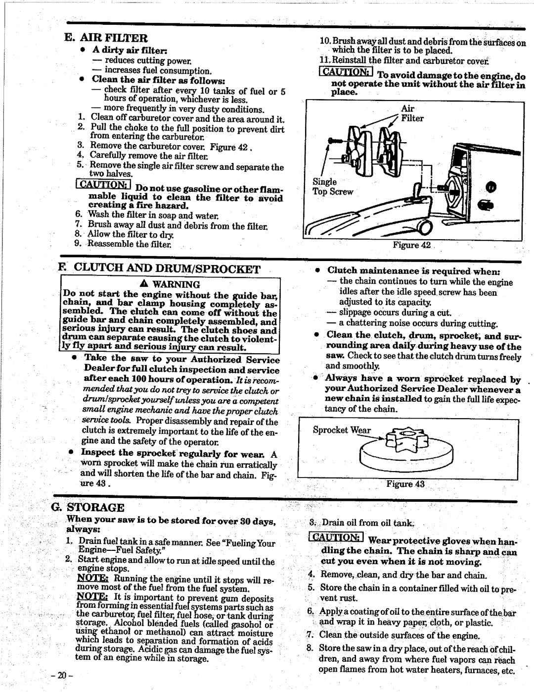 Poulan 305 manual 