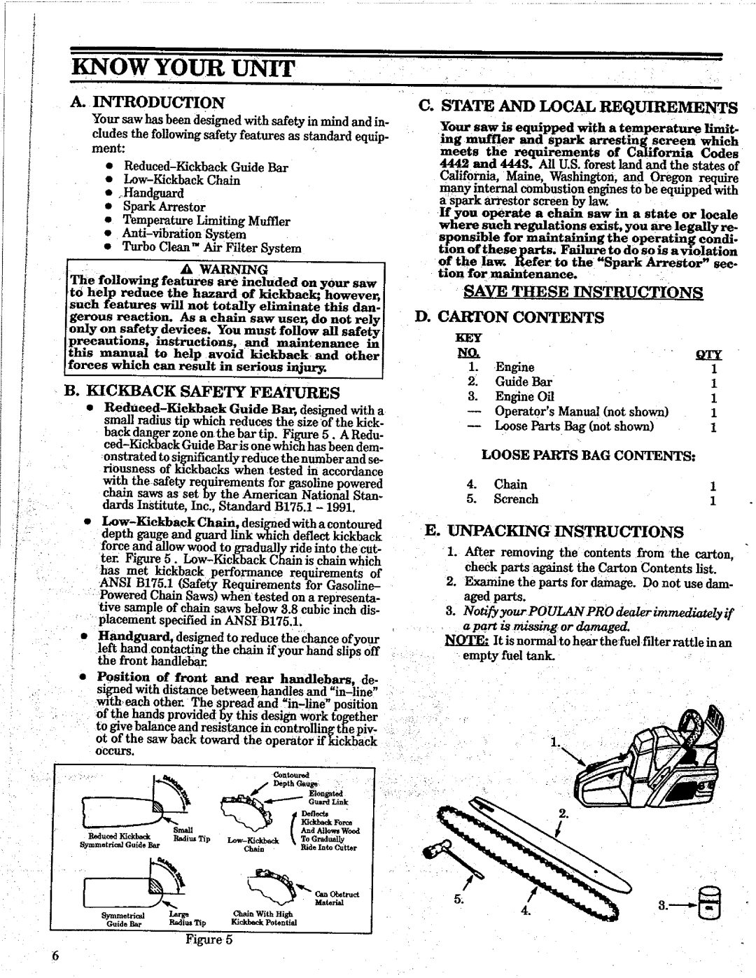 Poulan 305 manual 