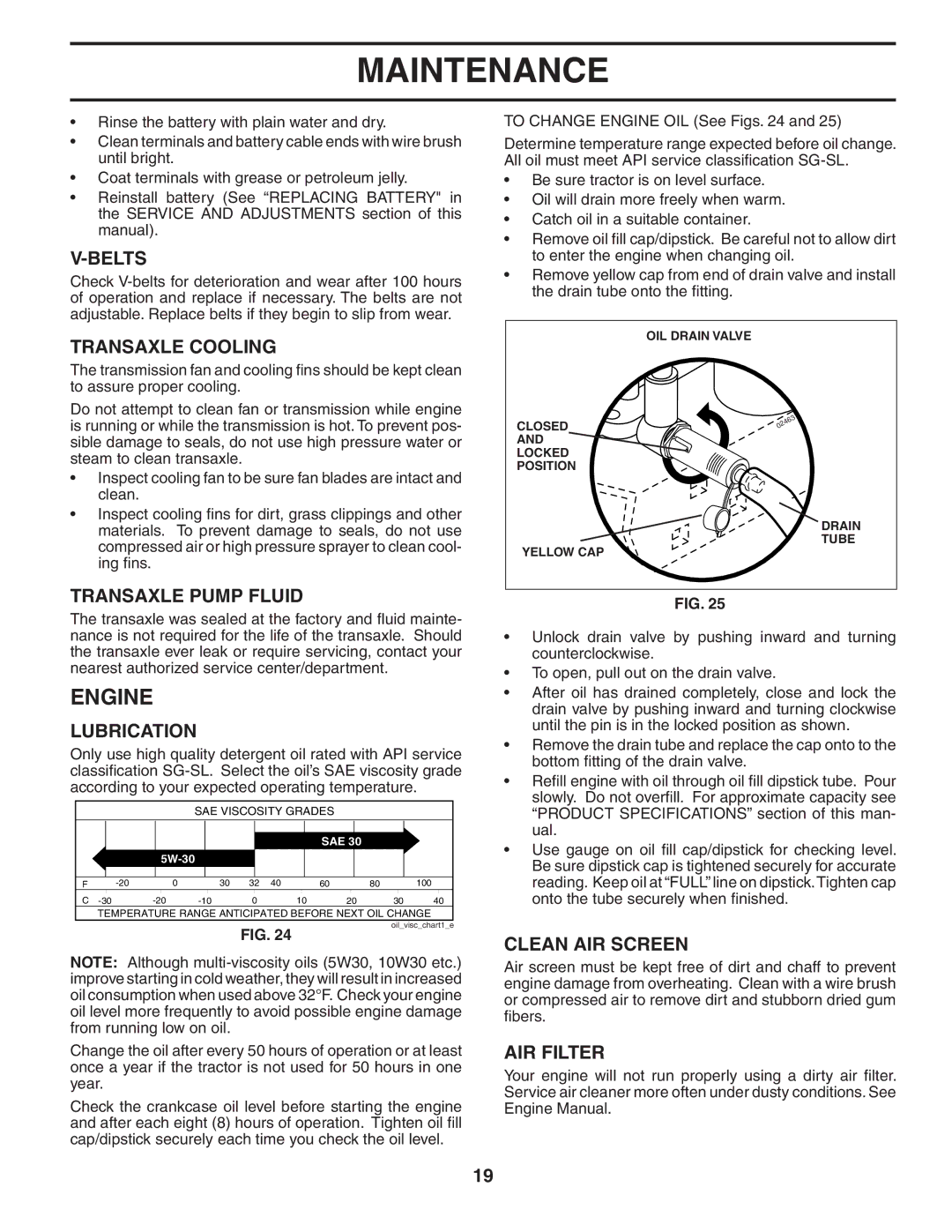 Poulan 402464 manual Engine 