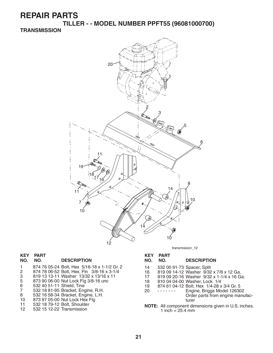 Poulan 96081000700, 403661 owner manual 1716 