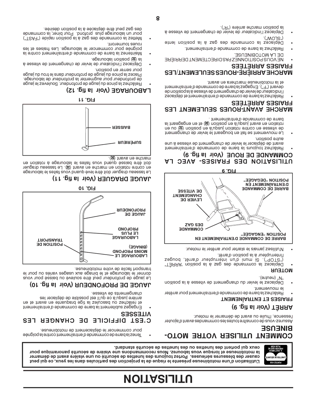 Poulan 96092001000 Bineuse, Moto Votre Utiliser Comment, LES Changer DE Difficile C’EST, LES Seulement ROUES-AVANT Marche 