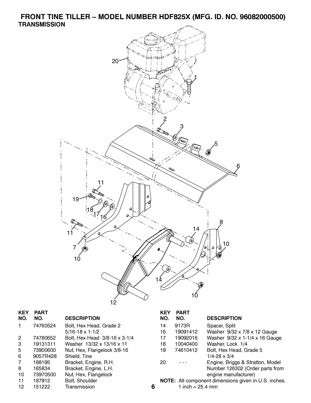 Poulan 411045 manual Transmission, 181716 