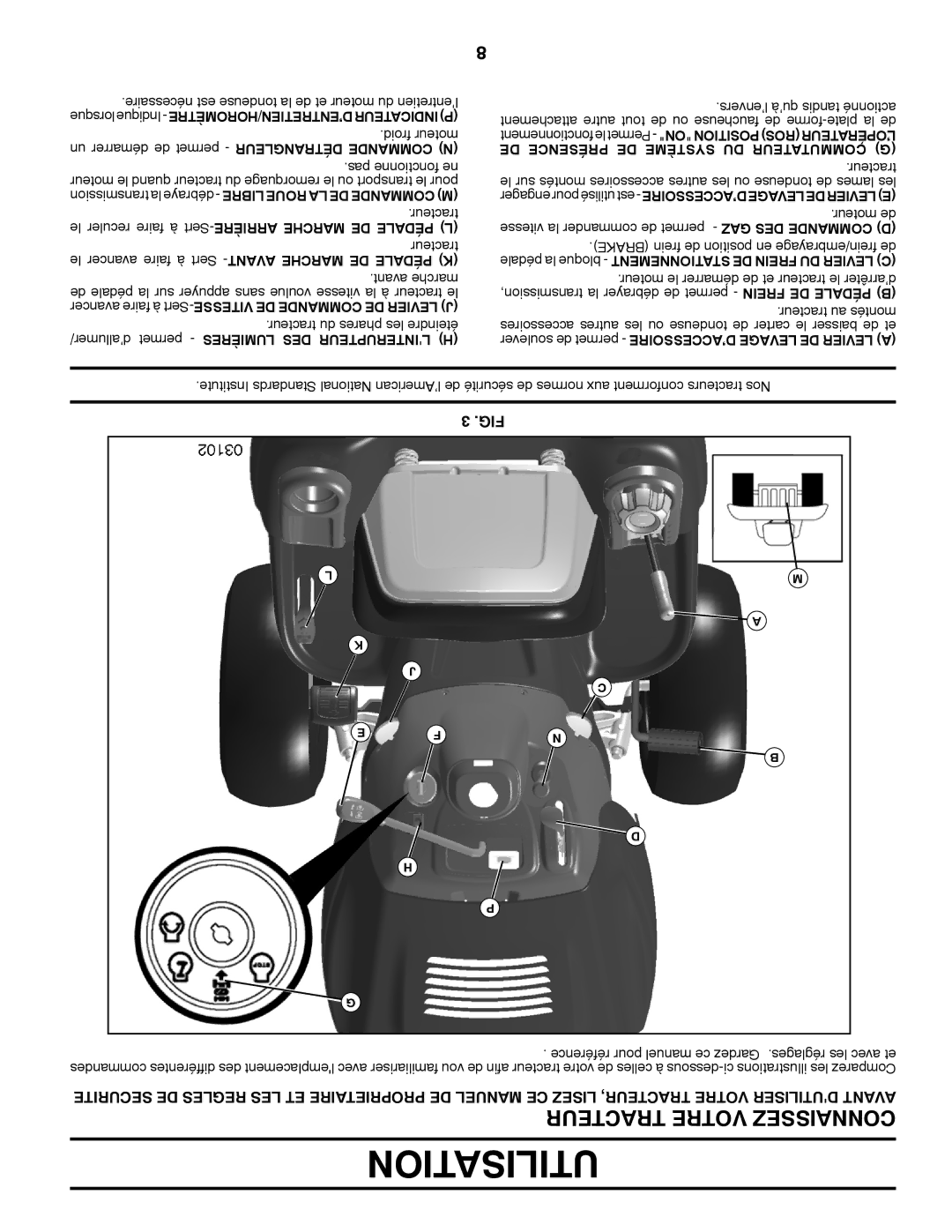 Poulan 411259 manual Froid moteur un démarrer de permet Détrangleur Commande N 