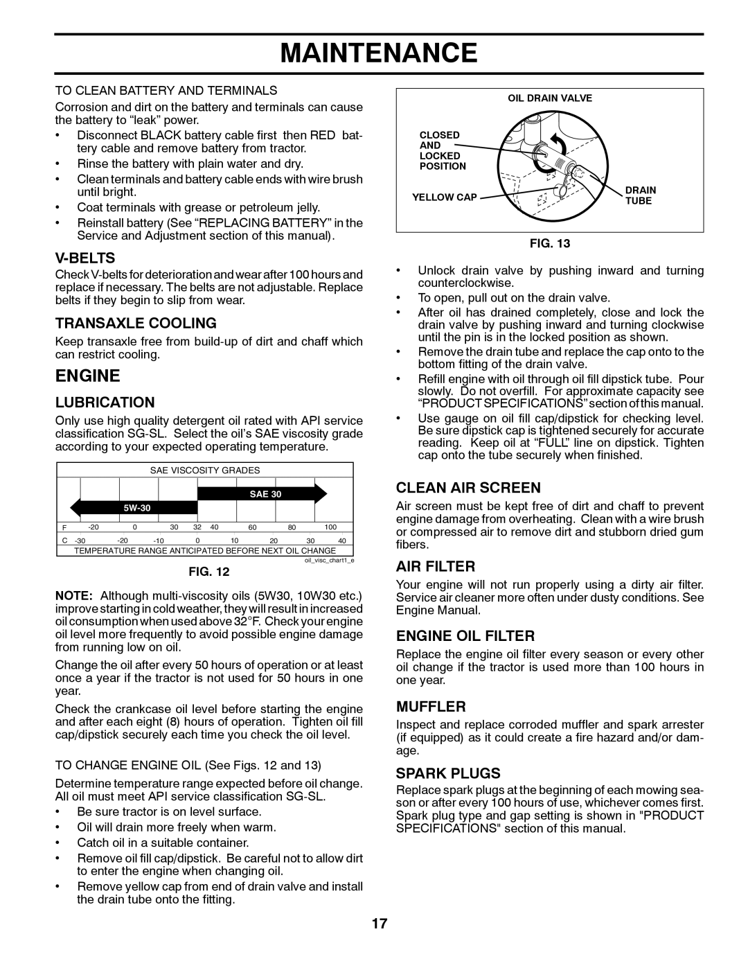 Poulan 411287 manual Engine 