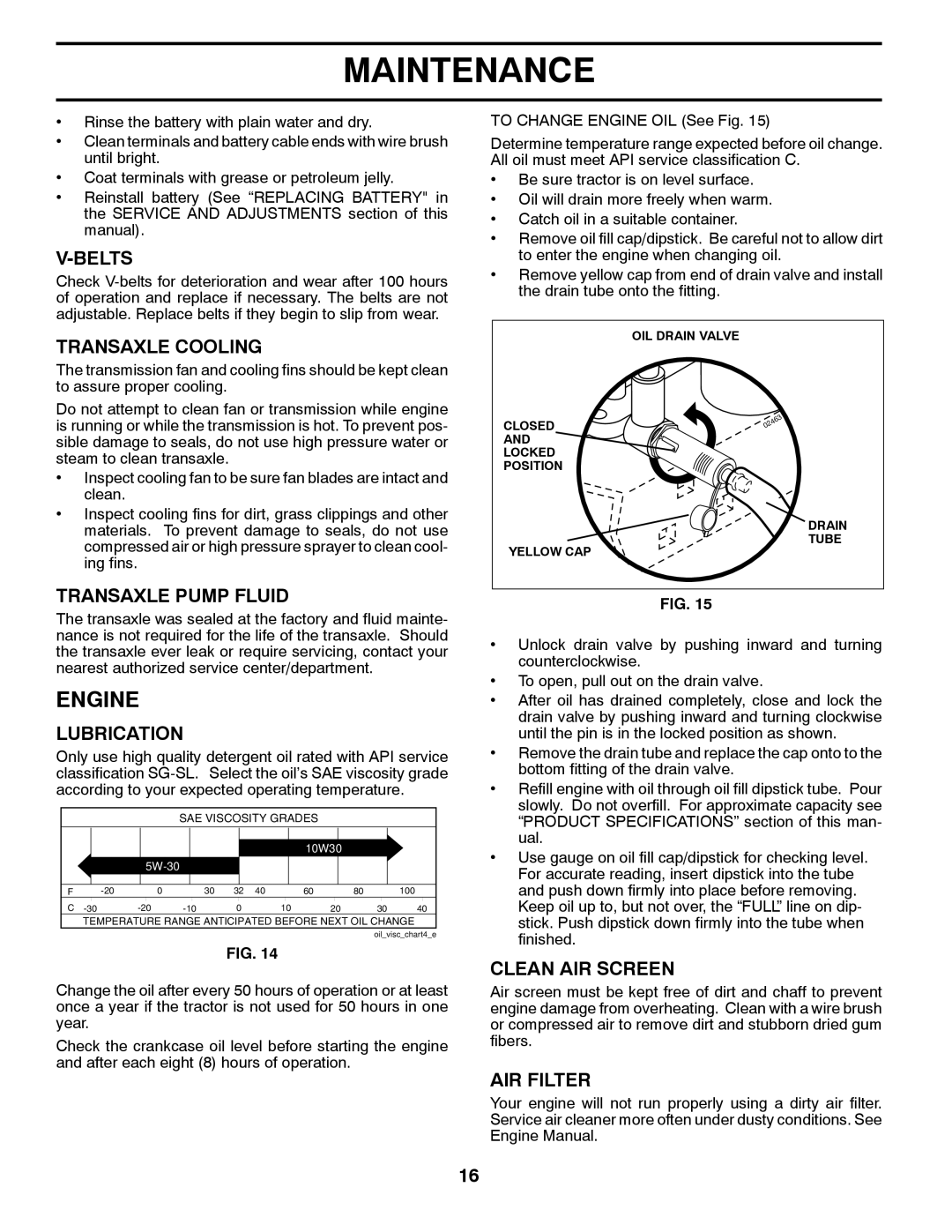 Poulan 412412 manual Engine 