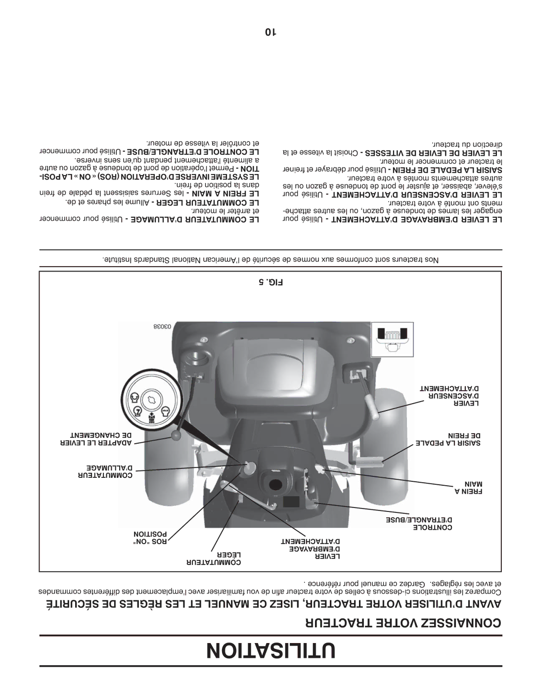 Poulan 96042005000, 413106 manual Tracteur Votre Connaissez 