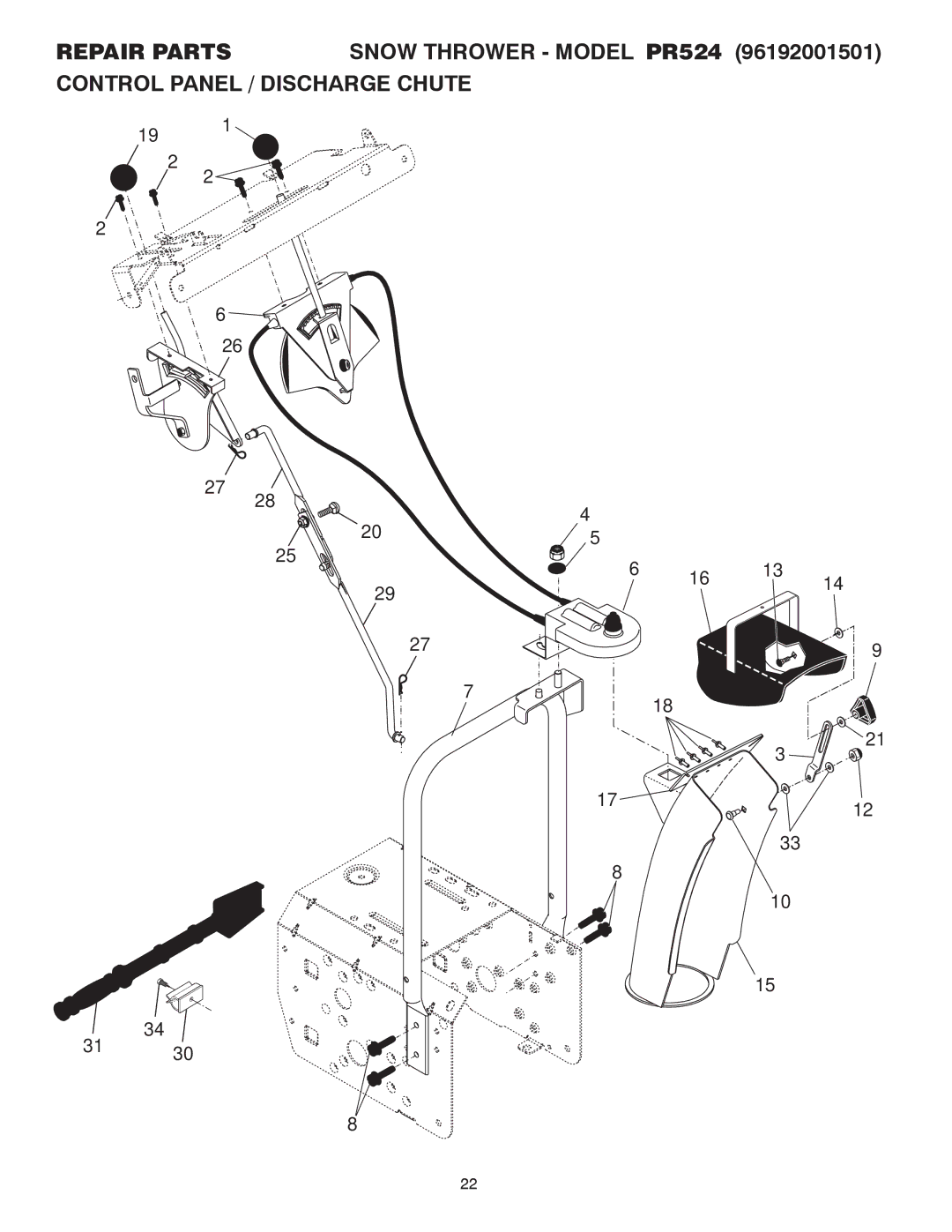 Poulan 415242 owner manual 205 