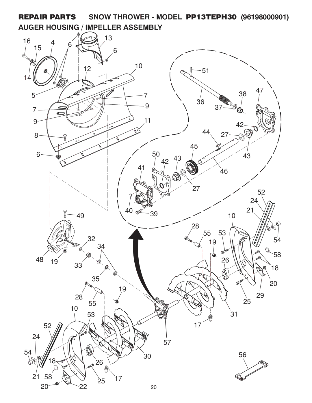 Poulan 416751, 96198000901, PP13TEPH30, PP12TEPH30 owner manual 3056 2220 