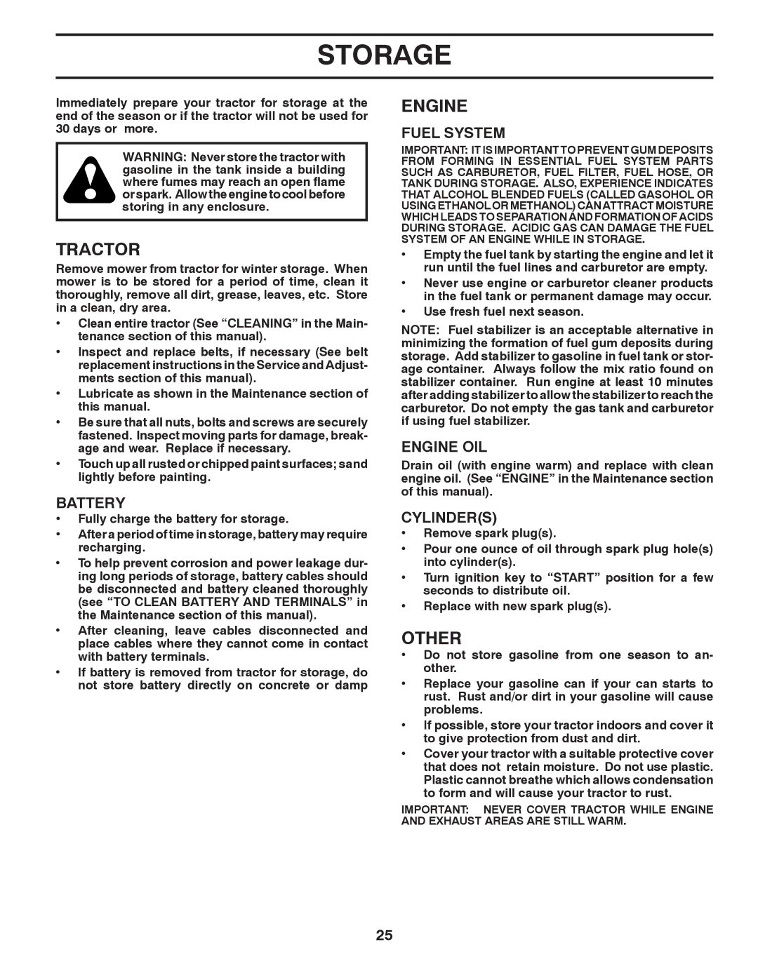 Poulan 417920 manual Other, Fuel System, Engine OIL, Cylinders 