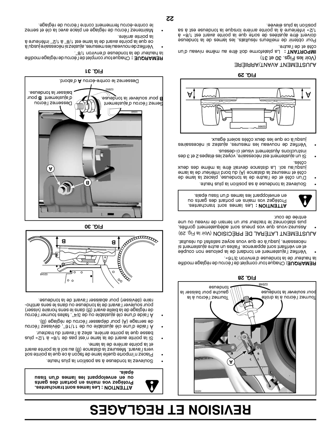 Poulan 418793 manual 31 .FIG, 29 .FIG, 30 .FIG, 28 .FIG 