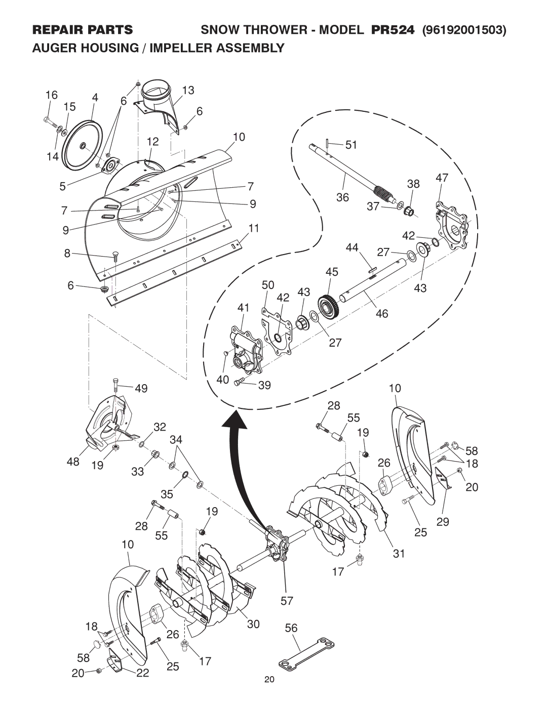 Poulan 418971 owner manual Repair Parts 