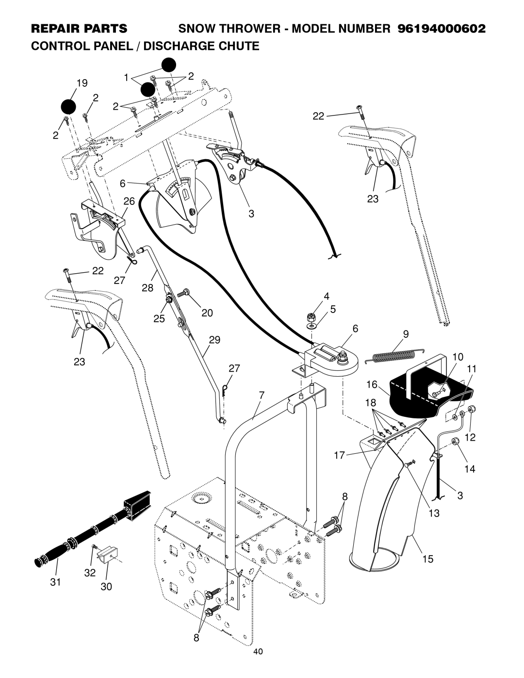 Poulan 418984, 96194000602 owner manual 