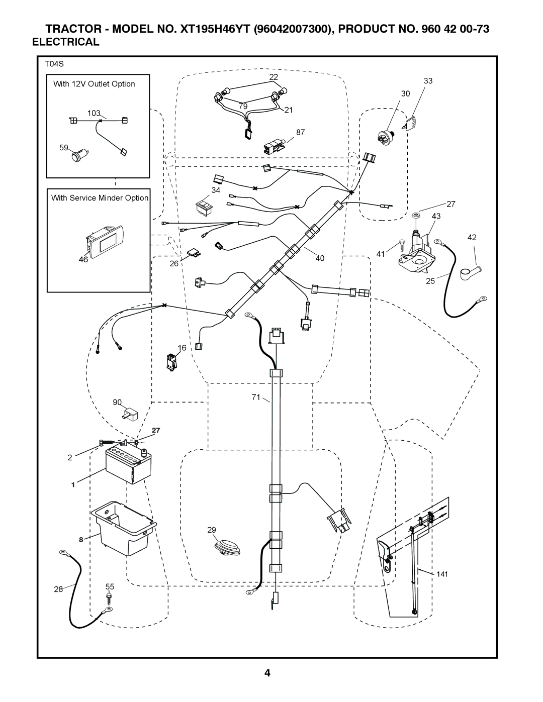 Poulan 419765 manual Electrical 