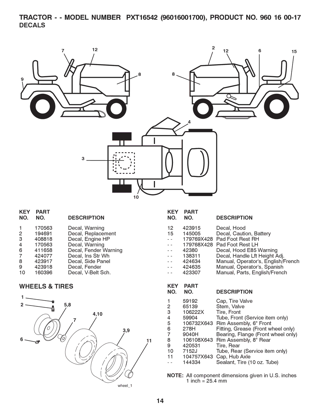 Poulan 423307 manual Decals 