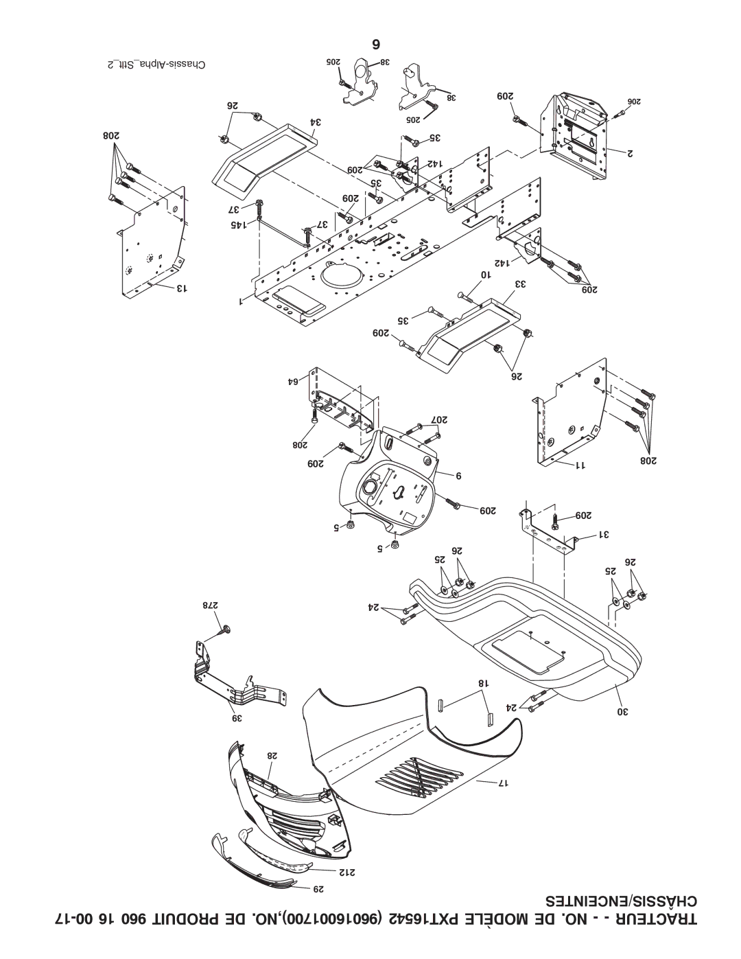 Poulan 423307 manual 209 207 