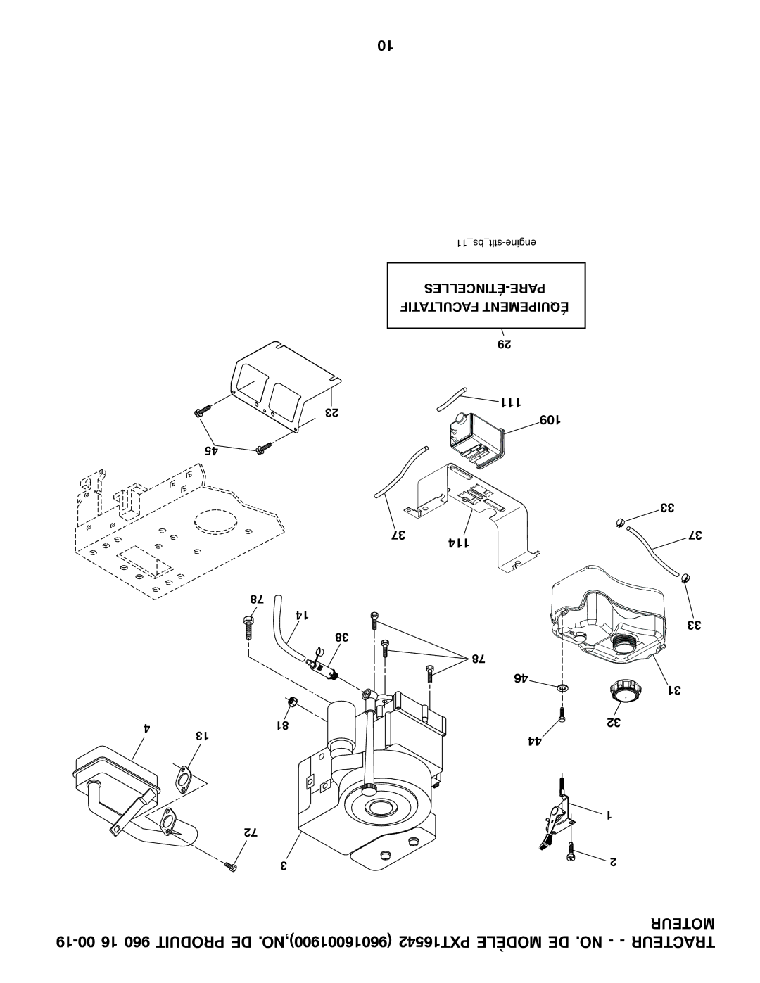 Poulan 424009 manual Arrester Spark 