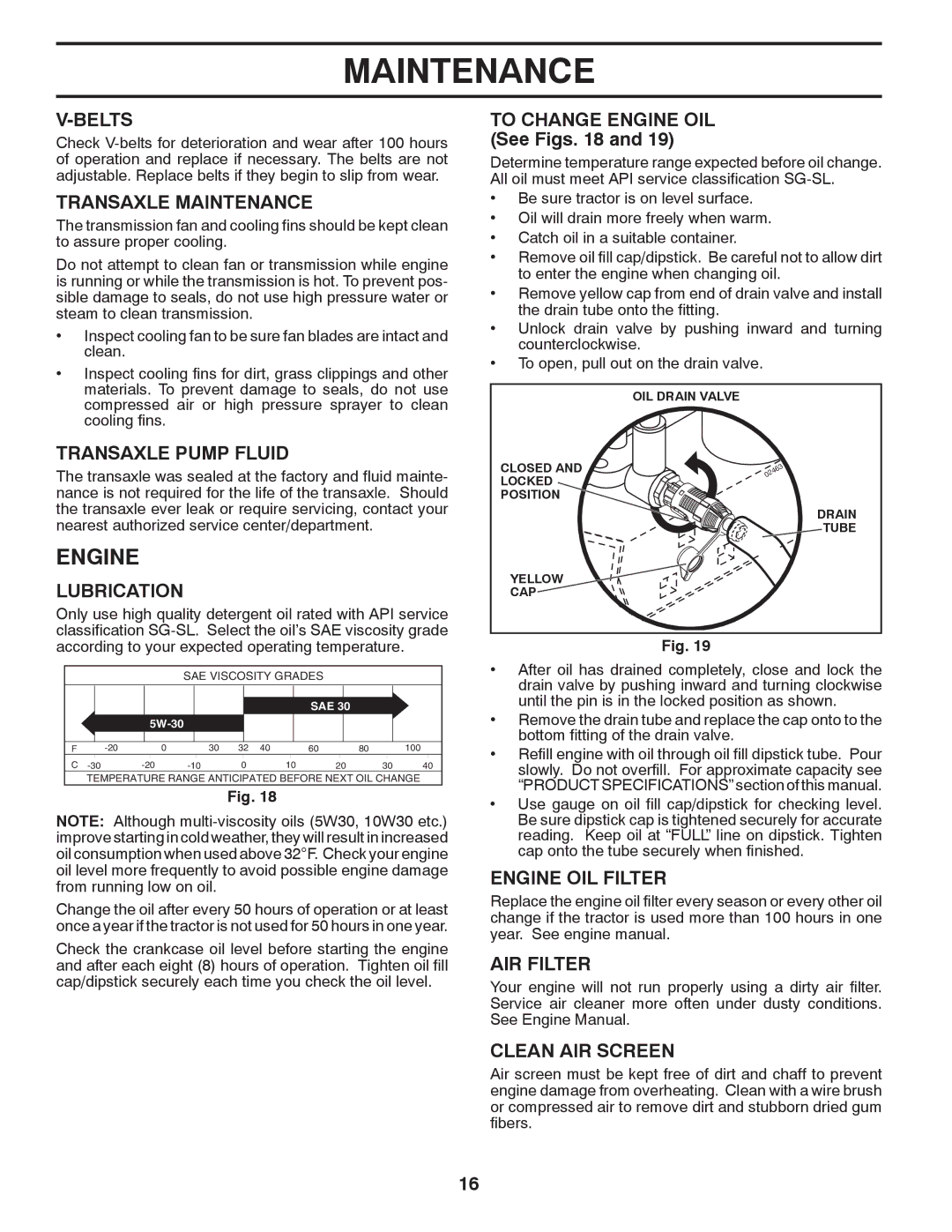 Poulan 430094, 96042010700 manual Engine 