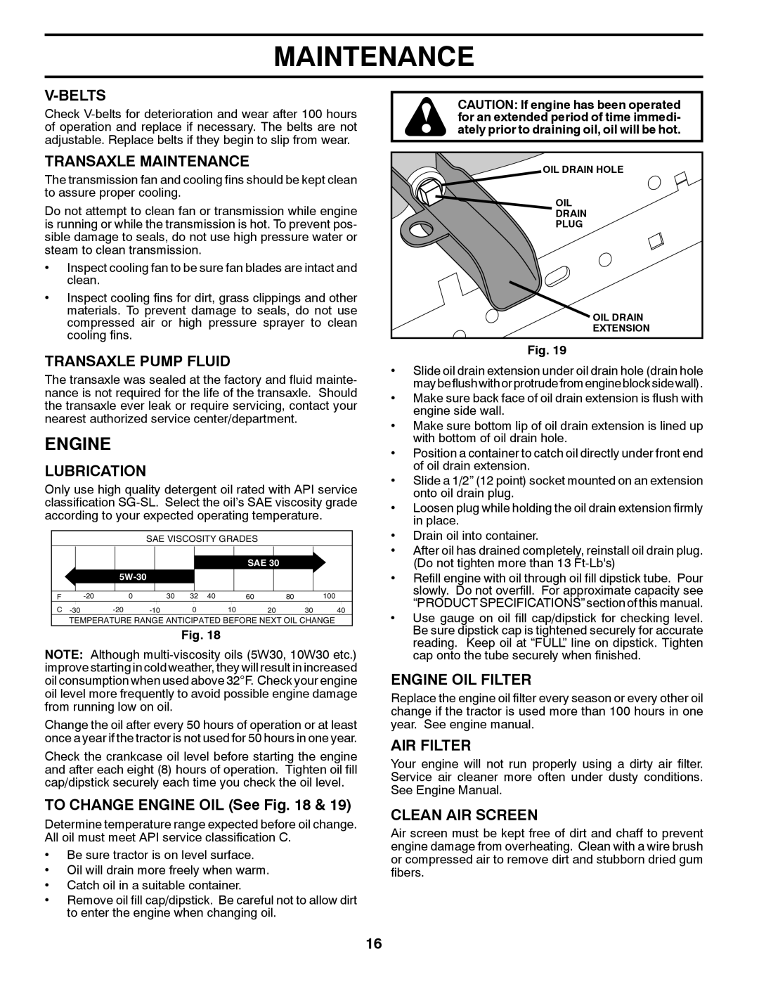 Poulan 431535, 96042010701 manual Engine 