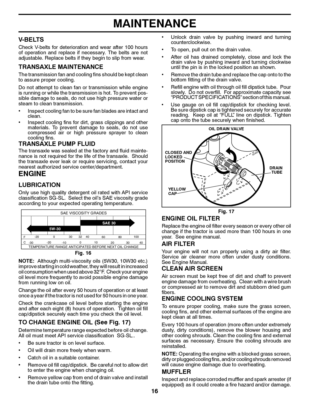 Poulan 438706, 96042012400 manual Engine 