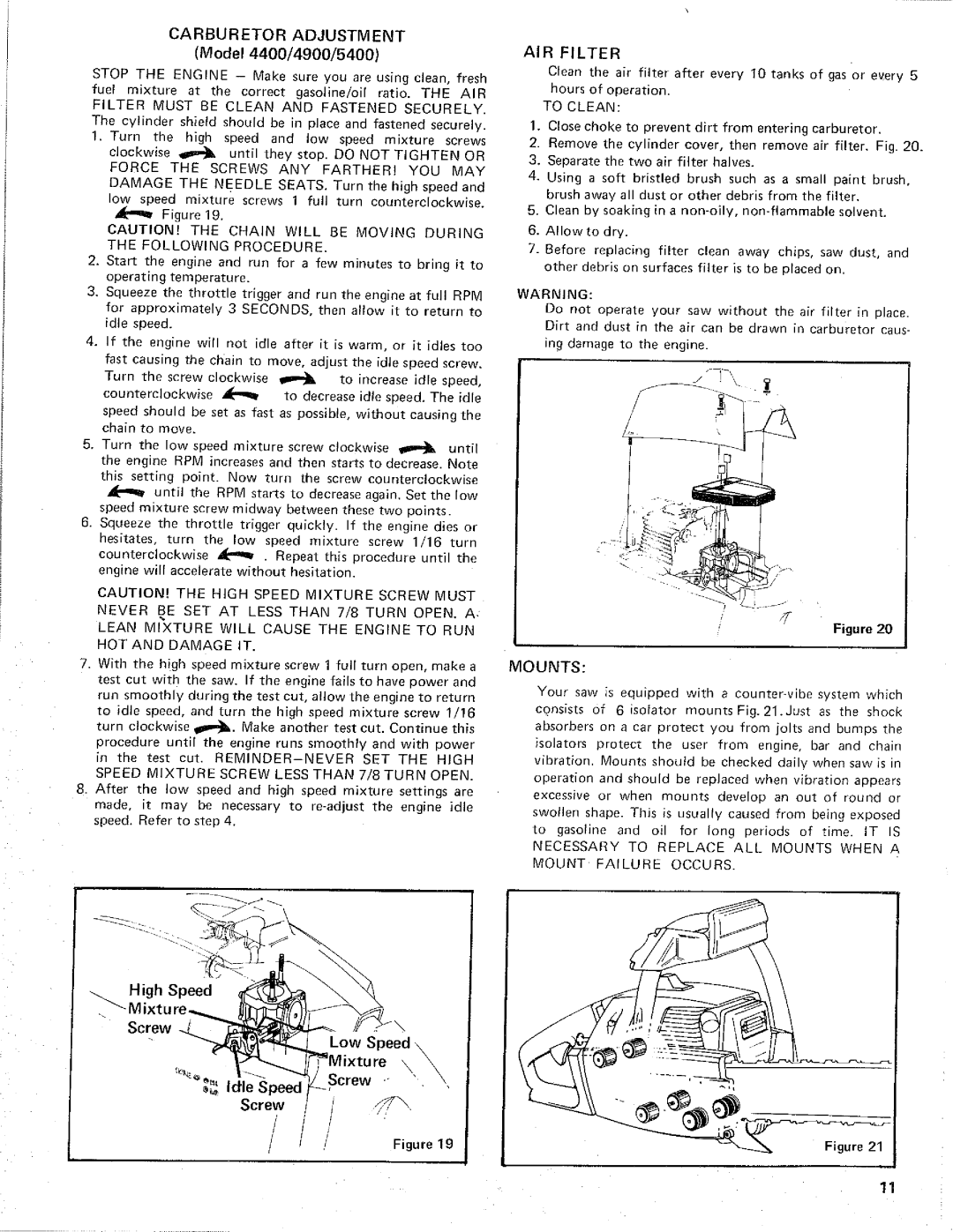 Poulan 4400 manual 