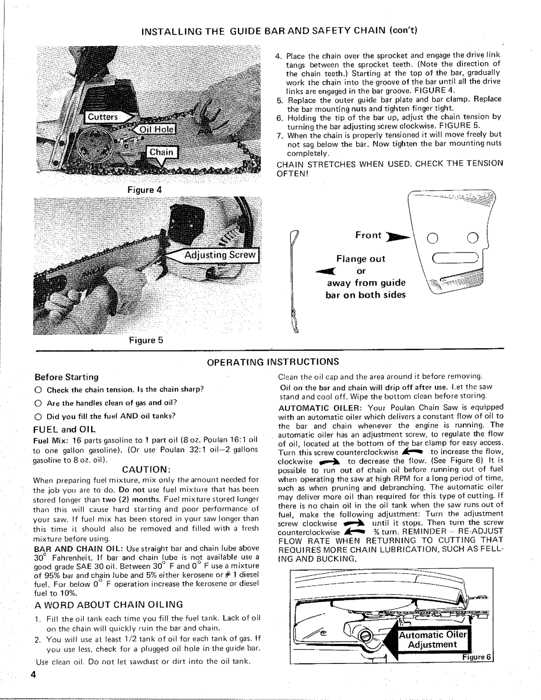 Poulan 4400 manual 