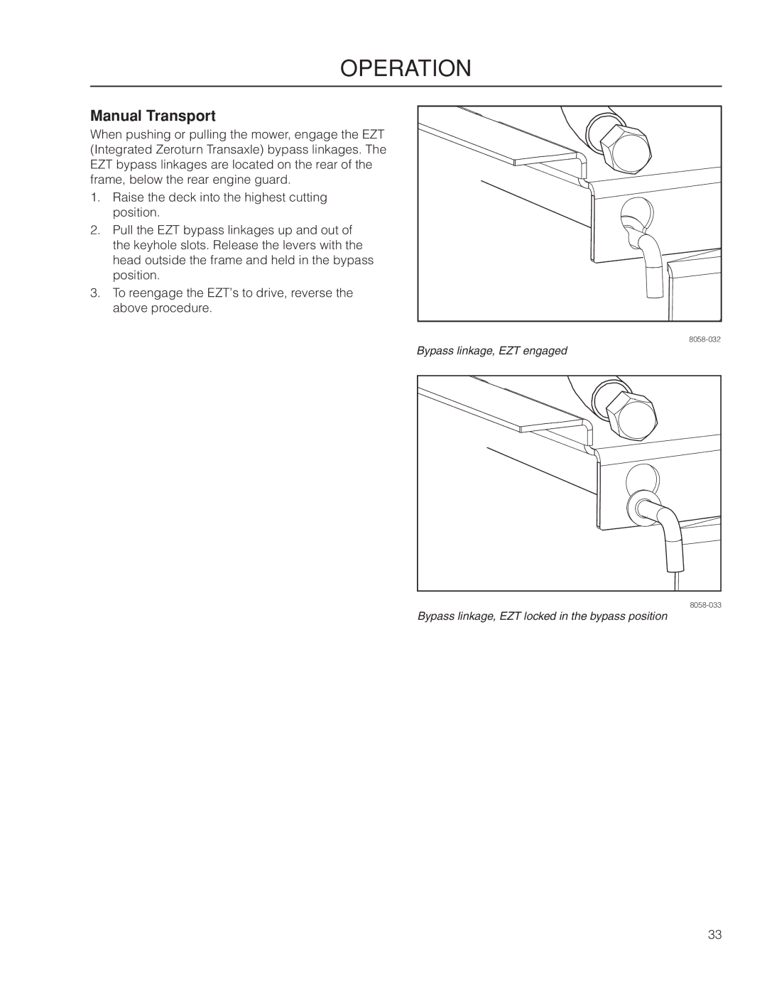 Poulan 460ZX / 966550201 manual Manual Transport 