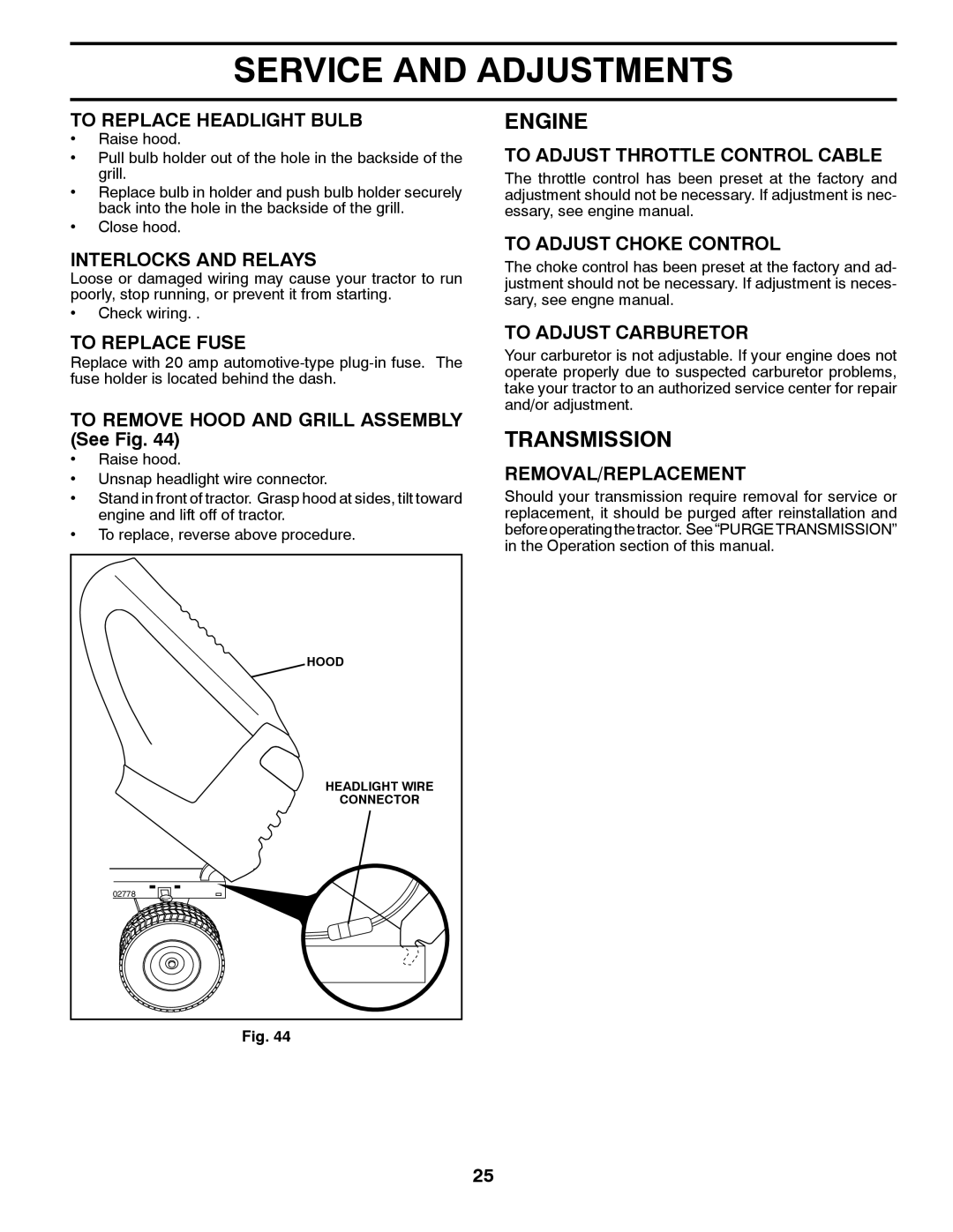 Poulan 96042011001, 532 43 34-32 manual Transmission 