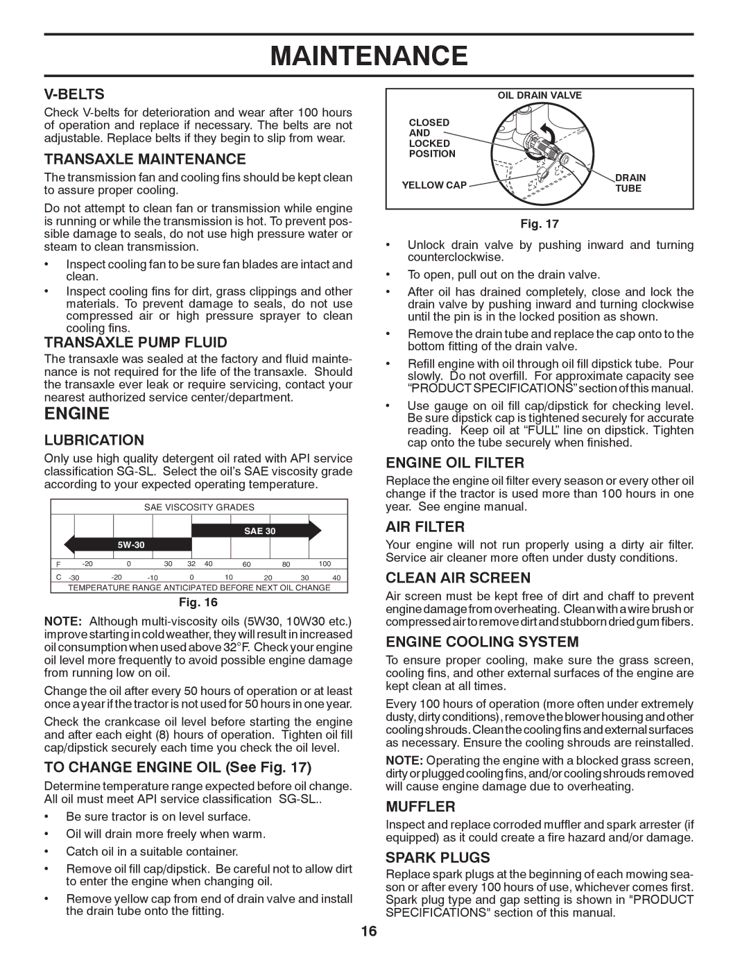 Poulan 532 43 88-78, 96048000500 manual Engine 