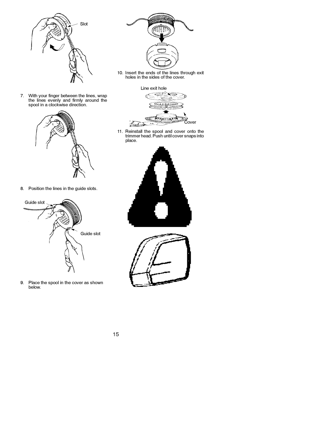 Poulan 545186845 instruction manual Slot 