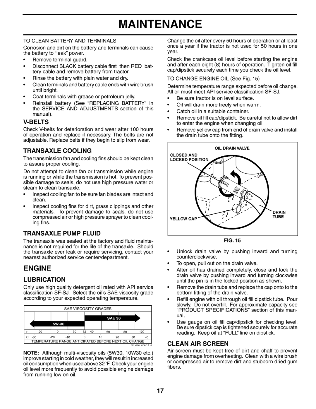 Poulan 186914, 954567833 owner manual Engine 