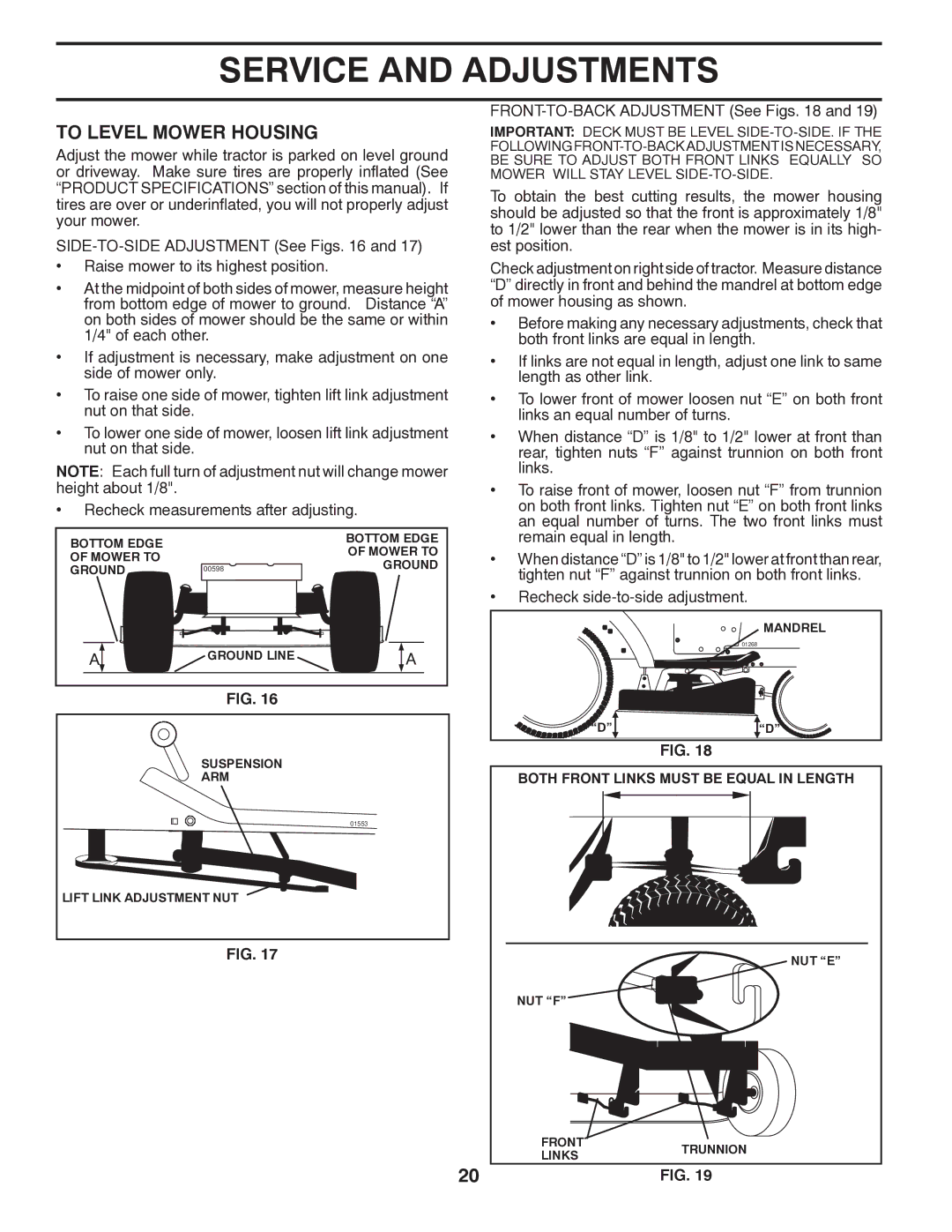 Poulan 96012008400, 418757 manual Recheck side-to-side adjustment 