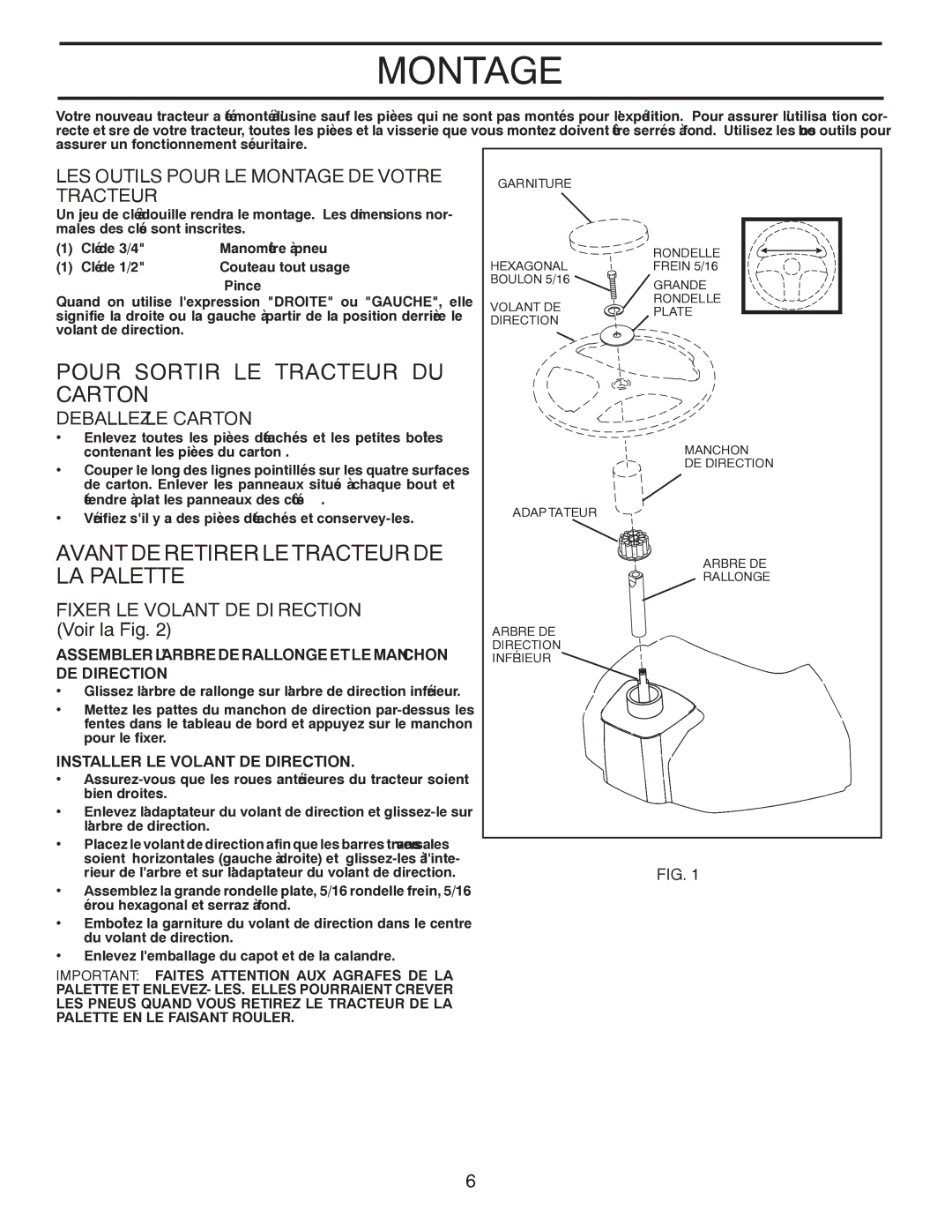 Poulan 418757, 96012008400 manual DU Tracteur LE Sortir Pour, Palette LA, Toncar 