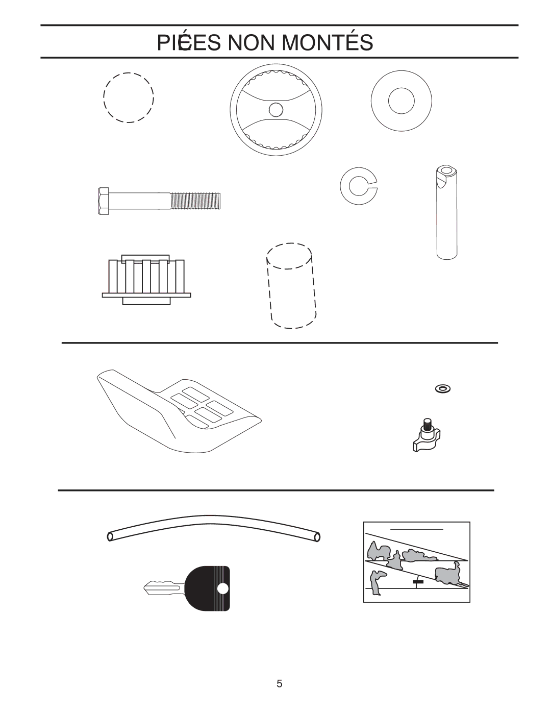 Poulan 96012008400, 418757 manual Montées NON Piéces, Pente-Guide 